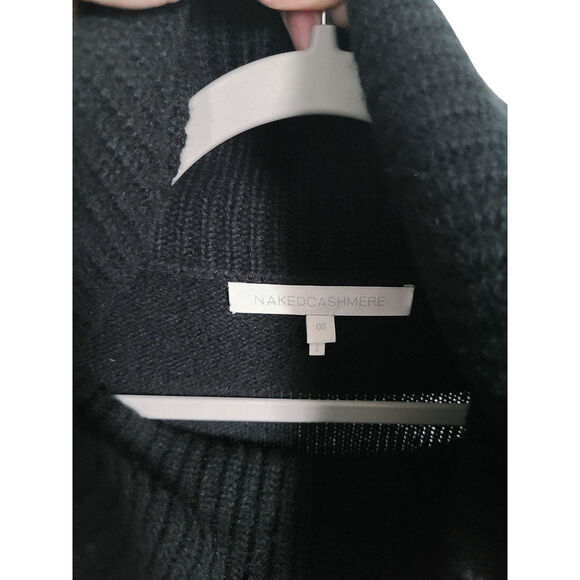 NakedCashmere Turtleneck Cashmere Poncho OS - Picture 2 of 5